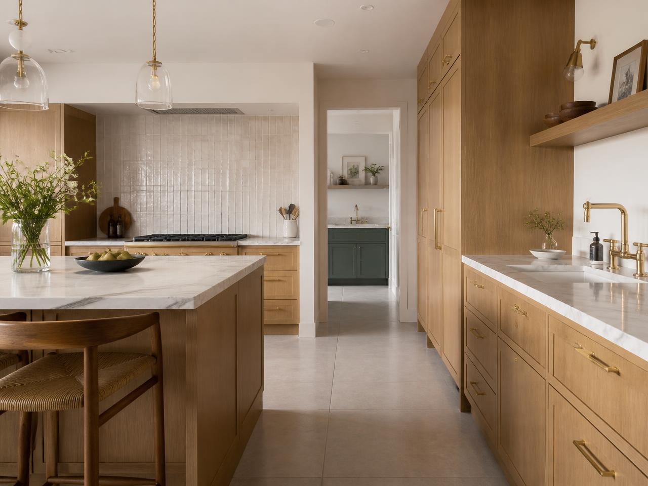 Kitchen wall tiles & splashback completed by Plan B for Declan from Newbridge